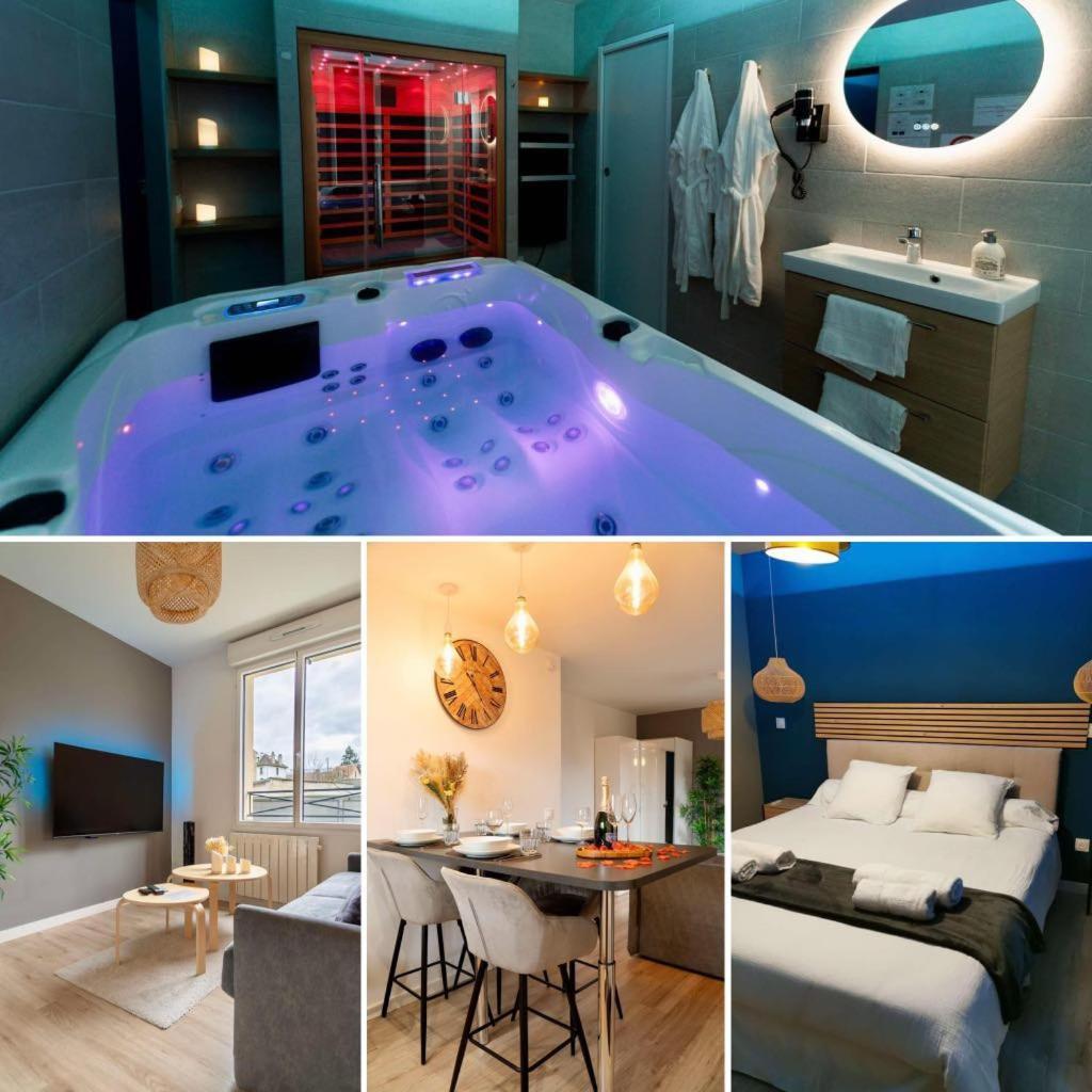 Escapade Relaxante - Spa - Jacuzzi - Sauna - Prives LʼIsle-Adam Exterior foto